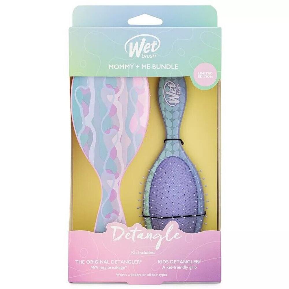 Wet Brush Mommy and Me Swirl Detangler Bundle Set NEW IN BOX LIMITED EDITION